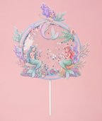 קישוט לעוגה (Cake Topper) בעיצוב בנות ים- עבודת יד בשכבות נייר
