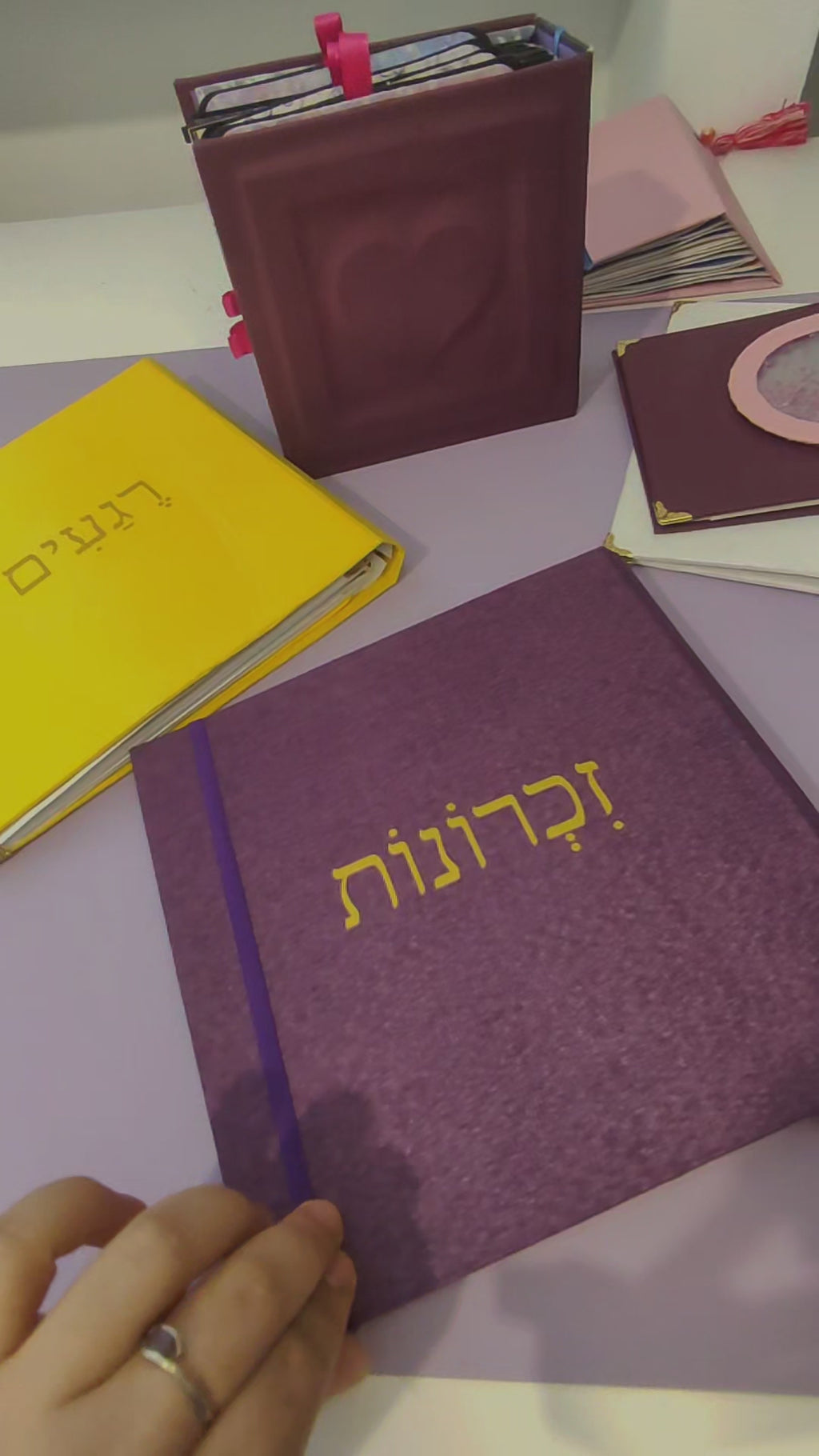 אלבום בעיצוב אישי בעבוד יד
