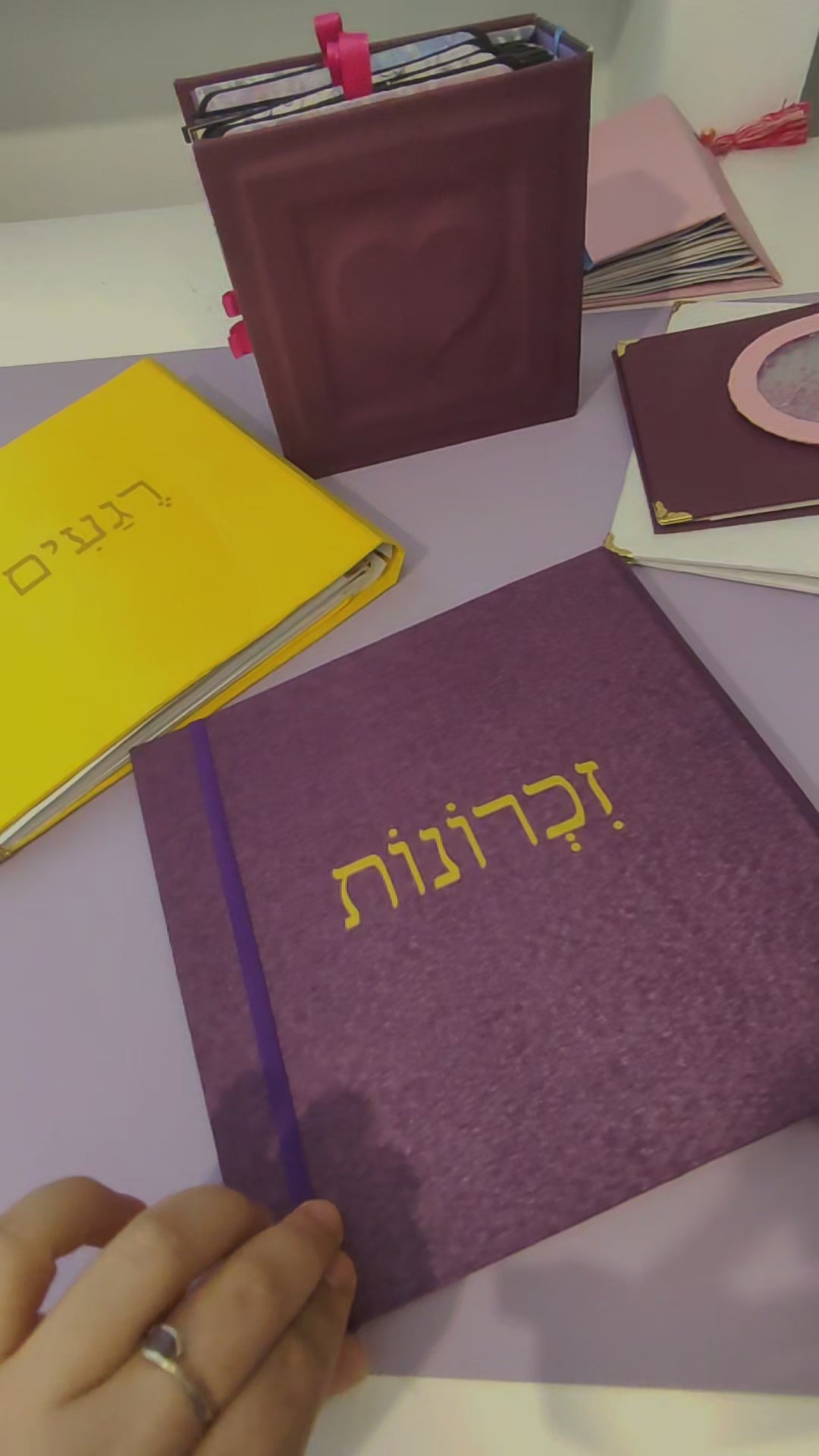אלבום בעיצוב אישי בעבוד יד